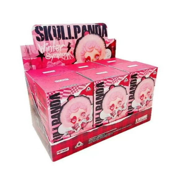 Плюшовый блайнд-бокс (SKULLPANDA) зимняя серия, реплика эмалированная кукла‑подвеска, 0,3 кг