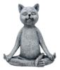 Meditation cat decorative ornaments, meditation dogs, praying prayer prayer, dog Buddha pray cats to pray for blessings