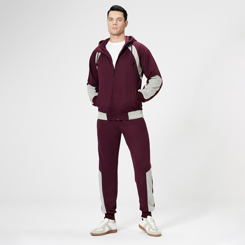 Men's Sweatshirt Set Cross-Border Men's Sports Large Size Loose Fashion Sportswear Cardigan Men's Wholesale Youth Fashion