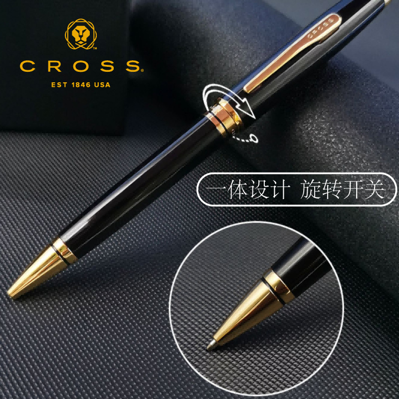 CROSS Gosh Coventry Atom Pen Business Men's Signature Pen Girls Gift Student Writing Metal Round 