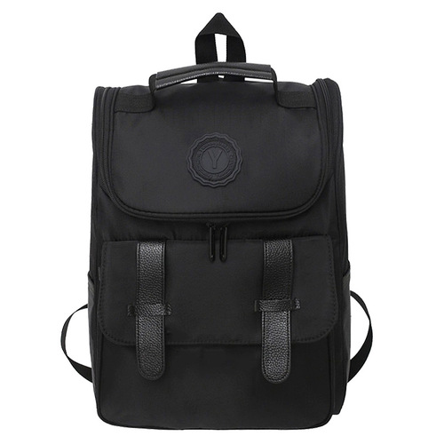 New fashionable backpack men's school bag junior high school student Korean style simple backpack trend Harajuku backpack
