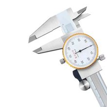 上海上工不锈钢带表卡尺表盘高精度0.01mm工业测精准带表游标