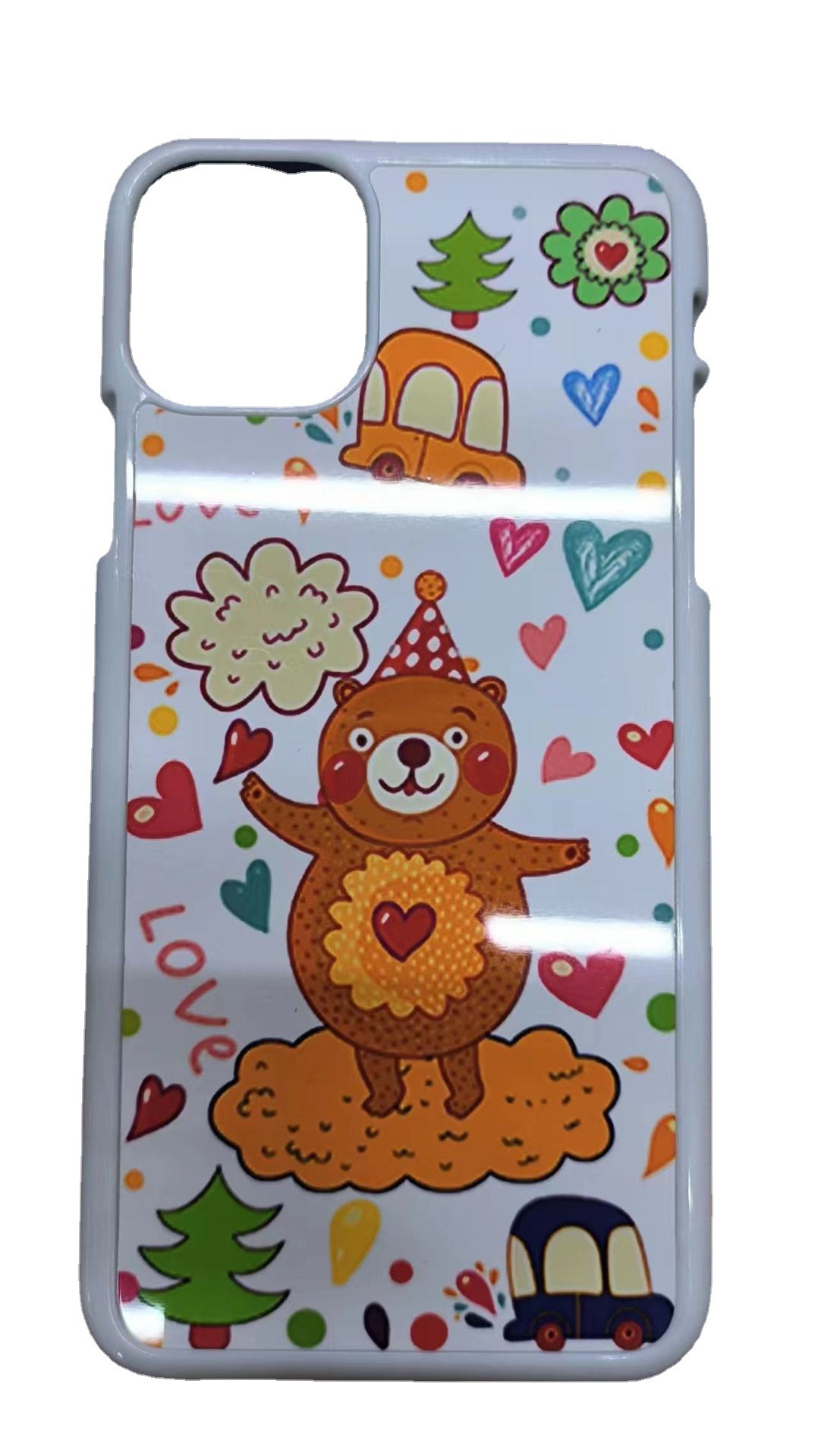 Aplicable a la caja del teléfono de la transferencia térmica de Apple 13 iPhone8 Feilin caja del teléfono duro borde teléfono caso en blanco material