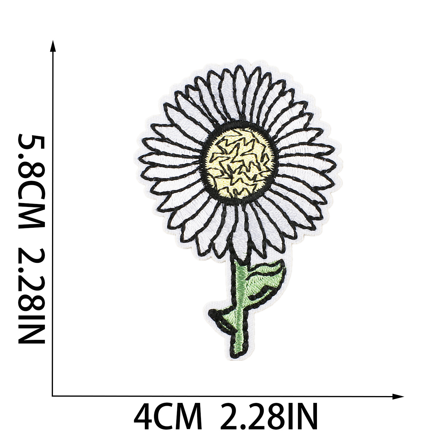 3g Weight Clothing Sticker Patches Classification 1 Piece, 1 Set Quantity Dacron thread Material Flower Pattern Casual, Elegant, Lady Style Embroidery Craft 1 Piece 1 Set Casual Elegant Lady Flower Dacron Thread Clothing Sticker Patches 24