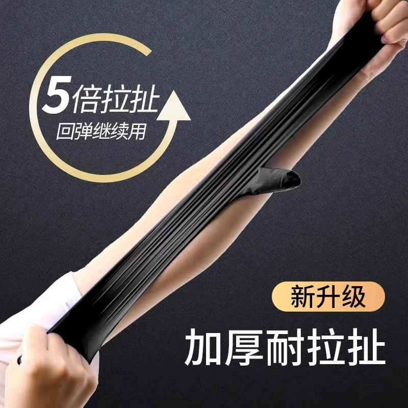 Black disposable waterproof gloves PVC