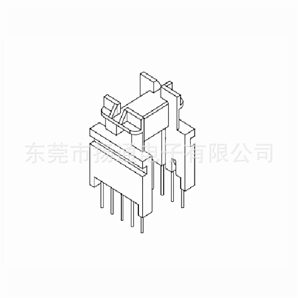 EF20骨架加高挡板EF20变压器骨架加高挡板卧式5+5针