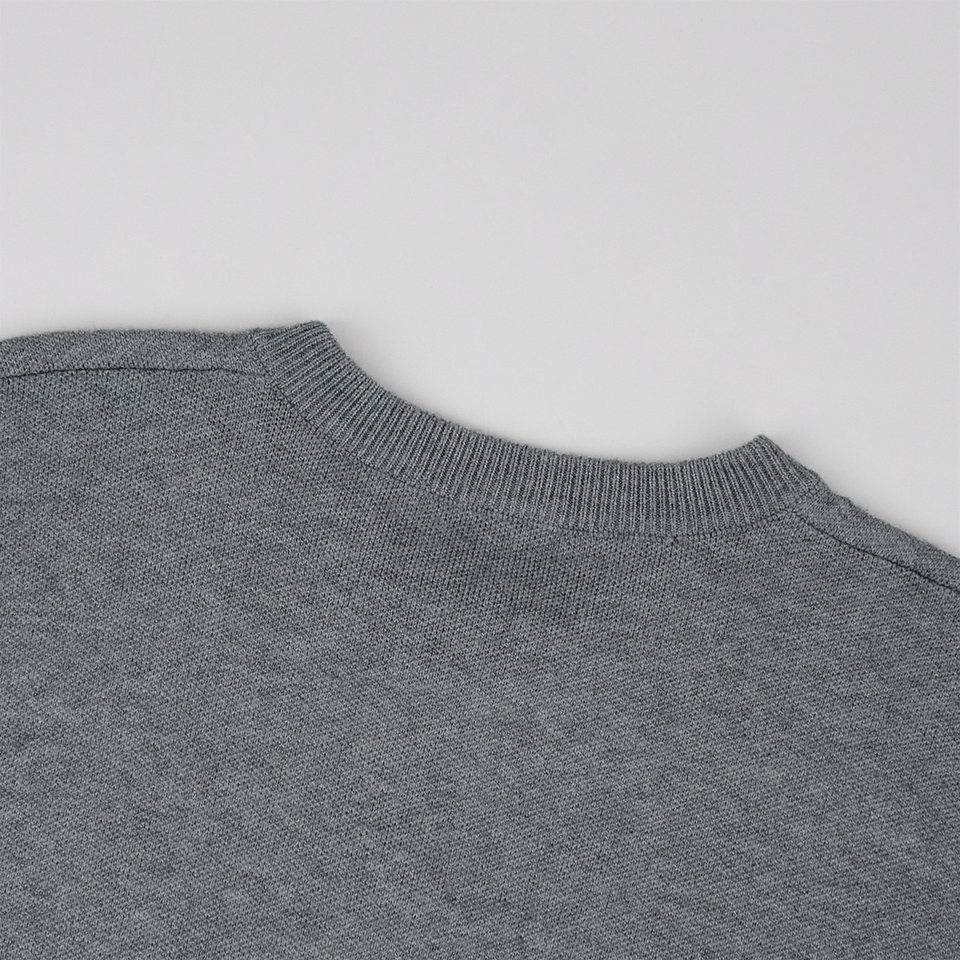 Bộ đầm dệt kim nữ gồm áo cardigan cài nút dáng ôm và quần ống đứng — Màu be, màu xám chi tiết 22