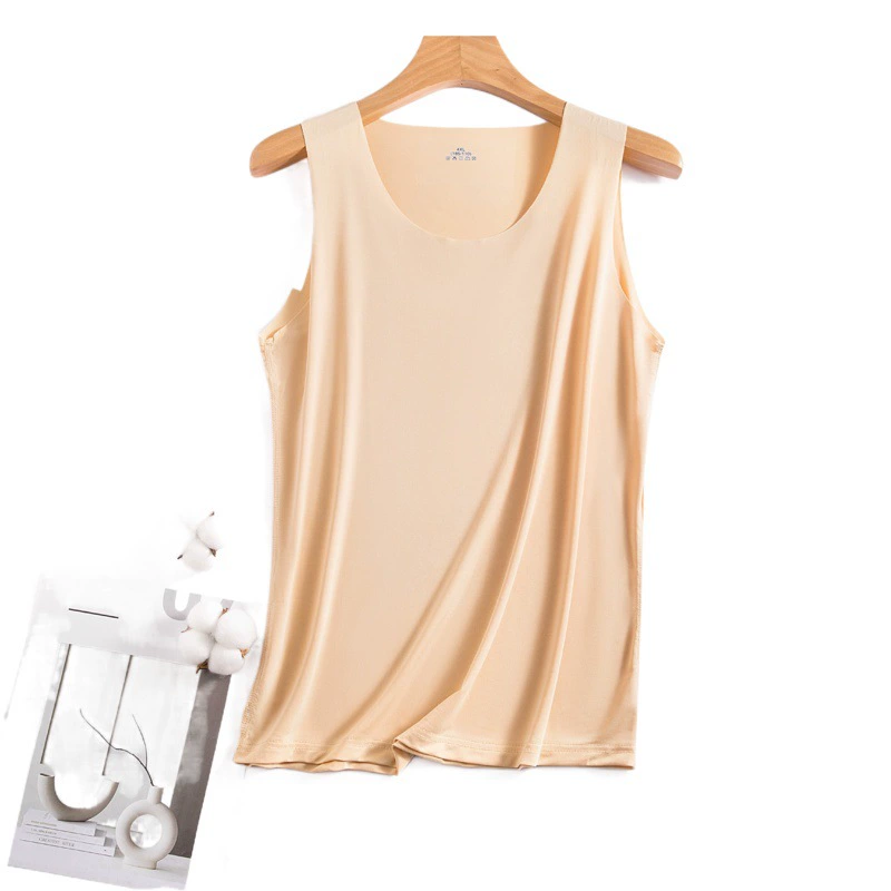 Летняя тонкая женская бесшовная майка из ледяного шелка, спортивная быстросохнущая эластичная дышащая легкая майка из молочного шелка для бега