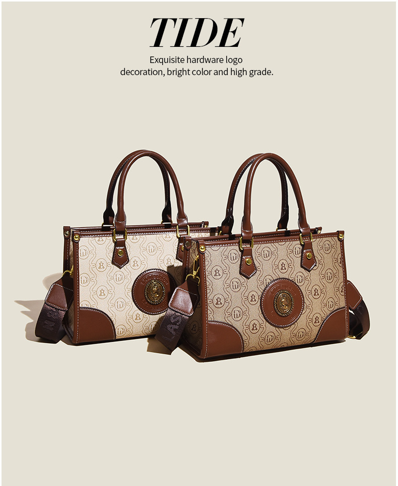 2023 Herbst Neue Live-Übertragung Beliebte Lässige Große Kapazität Modische Einfache Ein-Schulter-Diagonalgriff Griff Damentasche_voghion.com