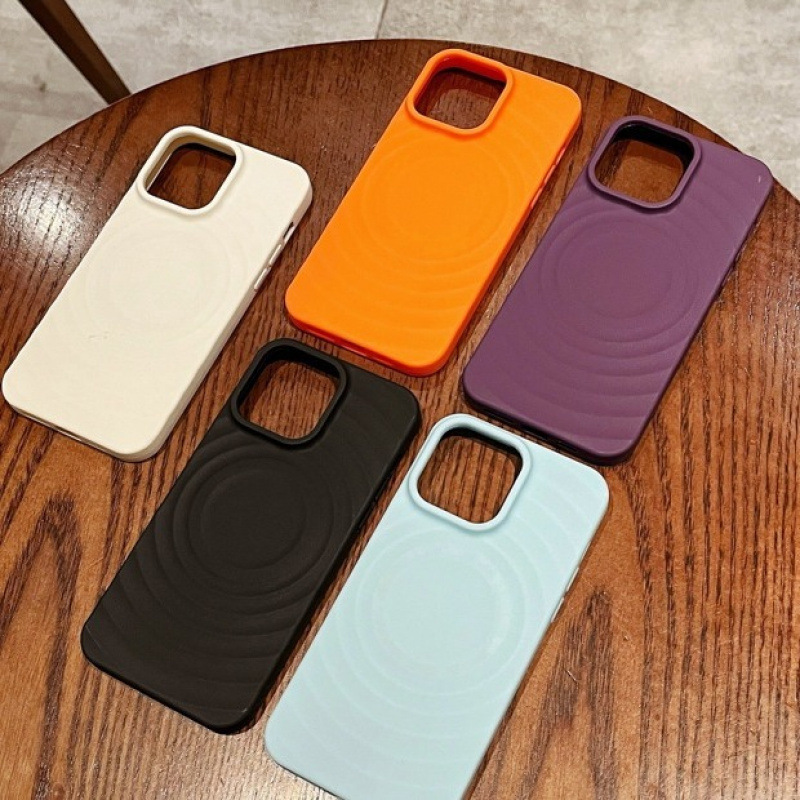 Magnetic Sun-Protective Phone Case Suitable for Apple 16/15 Pro Max, Simple Style iPhone 14 Anti-Drop 13 Protective Cover