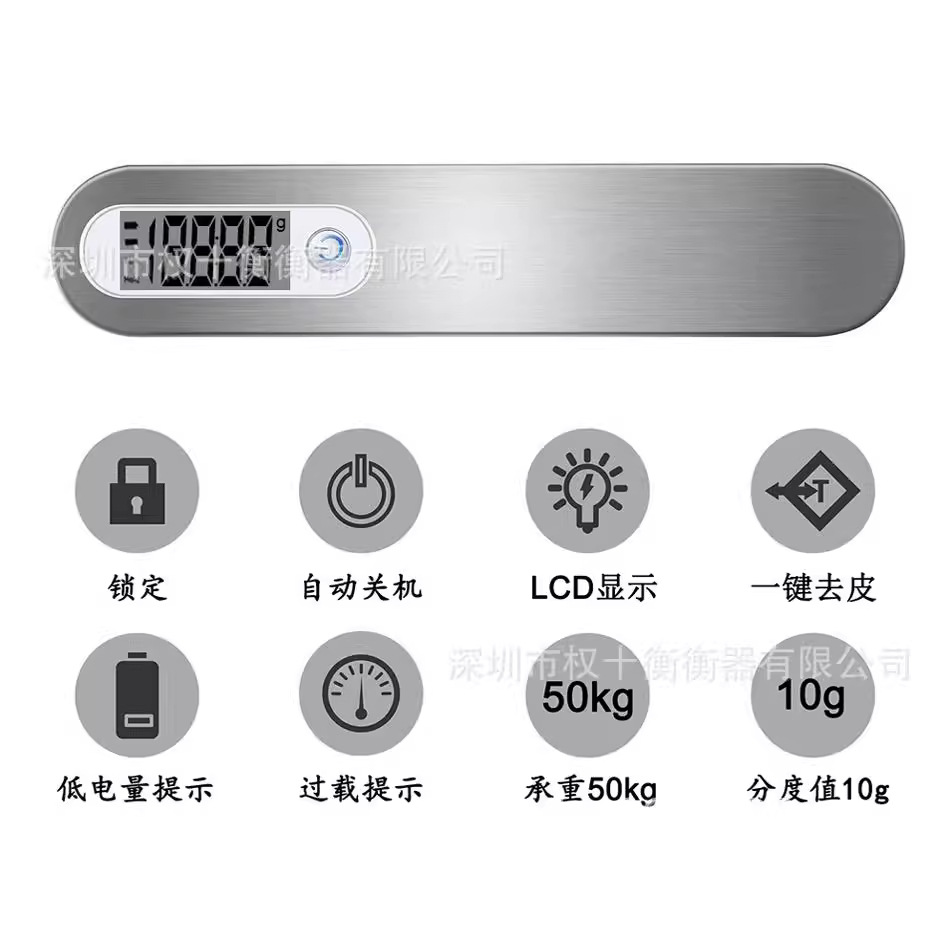 Gran cantidad Congyu equipaje electrónico escala portátil Escala de regalo del hogar material de acero inoxidable gramo kilogramo onza unidad libra