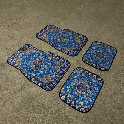 hot-selling retro Persian national | Avtomobil döşəmə paspasları - cross-border-floor-mats-40-3045cm-two-piece-set-for-rear-seat