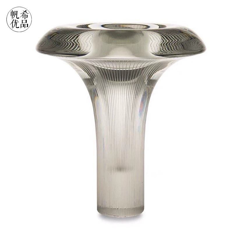 Glass table lamp — Scandinavian modern bedside lamp, warm light, button switch, multiple sizes