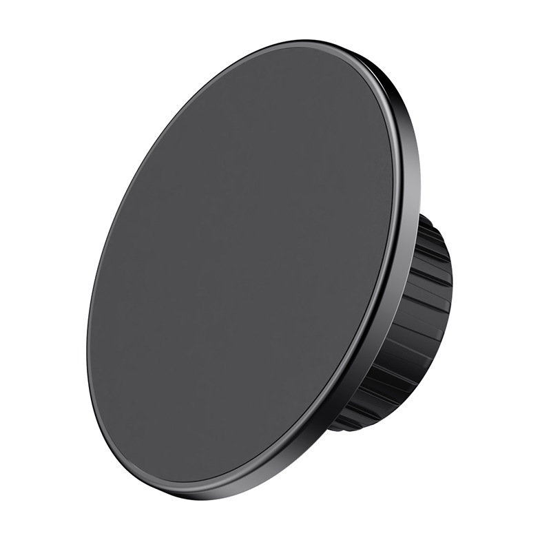 White Magsafe Magnetic Car Phone Holder with Adhesive Back Ring and Enhanced Magnets for Live Streaming