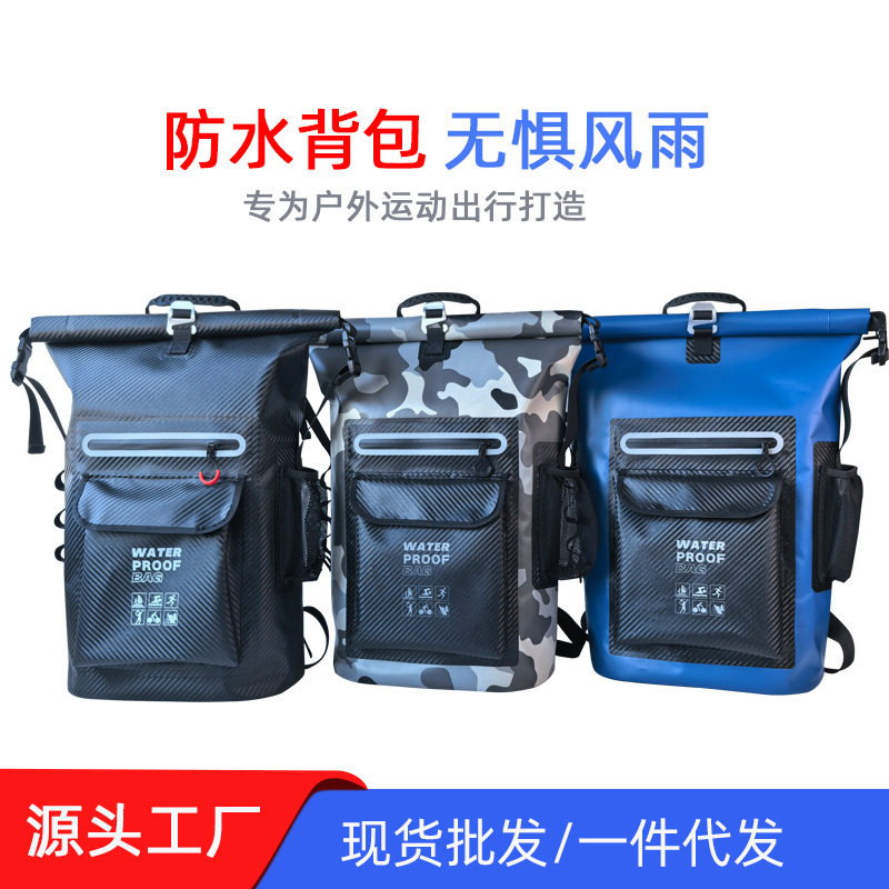 Outdoor Sports Cycling Mountaineering Backpack Commuting Hiking Camping Travel Bag Swimming Rafting River Tracing Waterproof Backpack