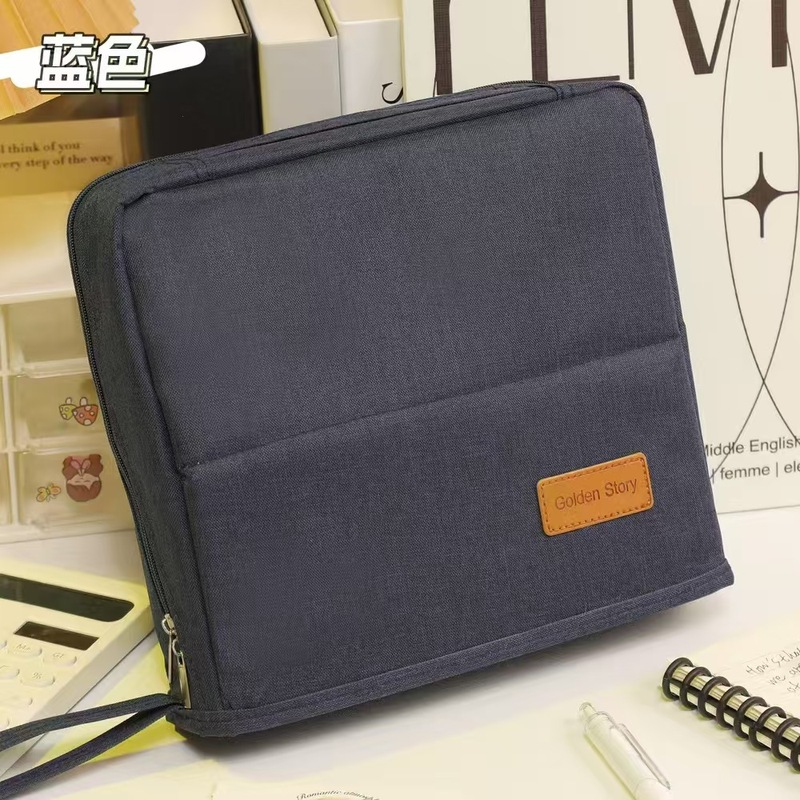 新しい大容量のシンプルな鉛筆バッグ、見栄えの良い日本の大きな開口部の文具箱、学生のシンプルな鉛筆バッグ、ポータブル|undefined