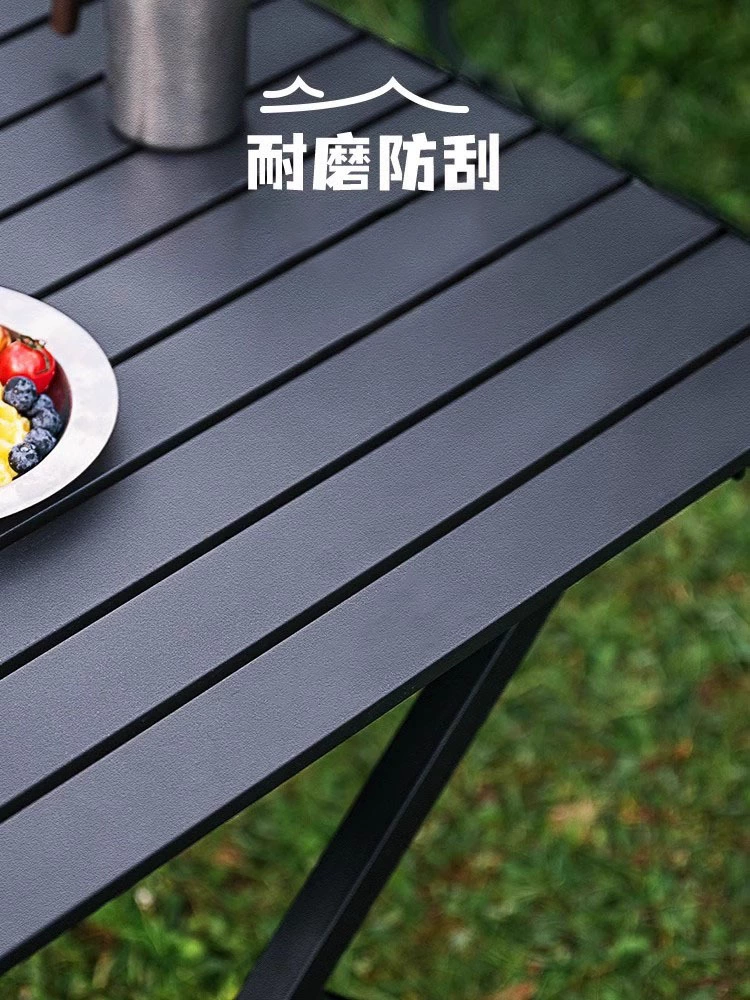 Travel folding handheld picnic table for camping, highchair for table, equipment, set