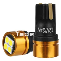 Грузовик 24V широкий световой индикатор T10 3030 4SMD Автомобильный светодиодный маленький свет широкий свет декодирования напряжения свет для Чтения номерного знака свет