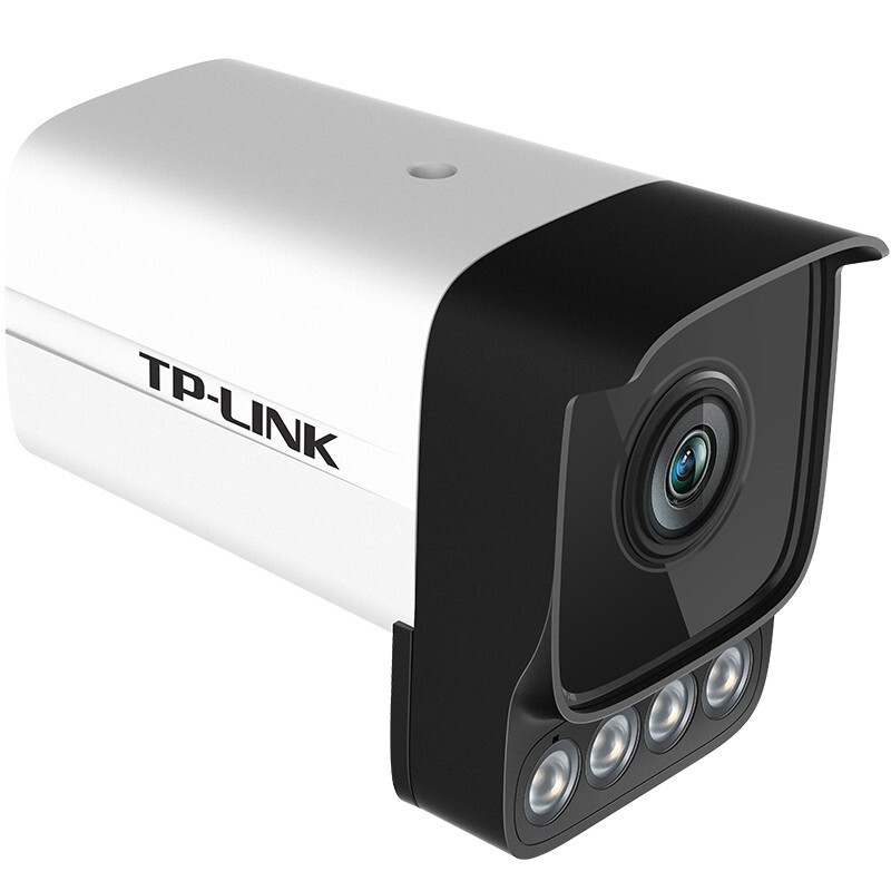 TP-LINK摄像头300万400万室外poe供电全彩夜视高清设备套装室外
