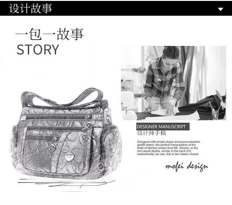 Crossbody bag for women 2025 New style middle-aged women's bag, large capacity single-shoulder mom bag, versatile, casual and fashionable women's bag undefined