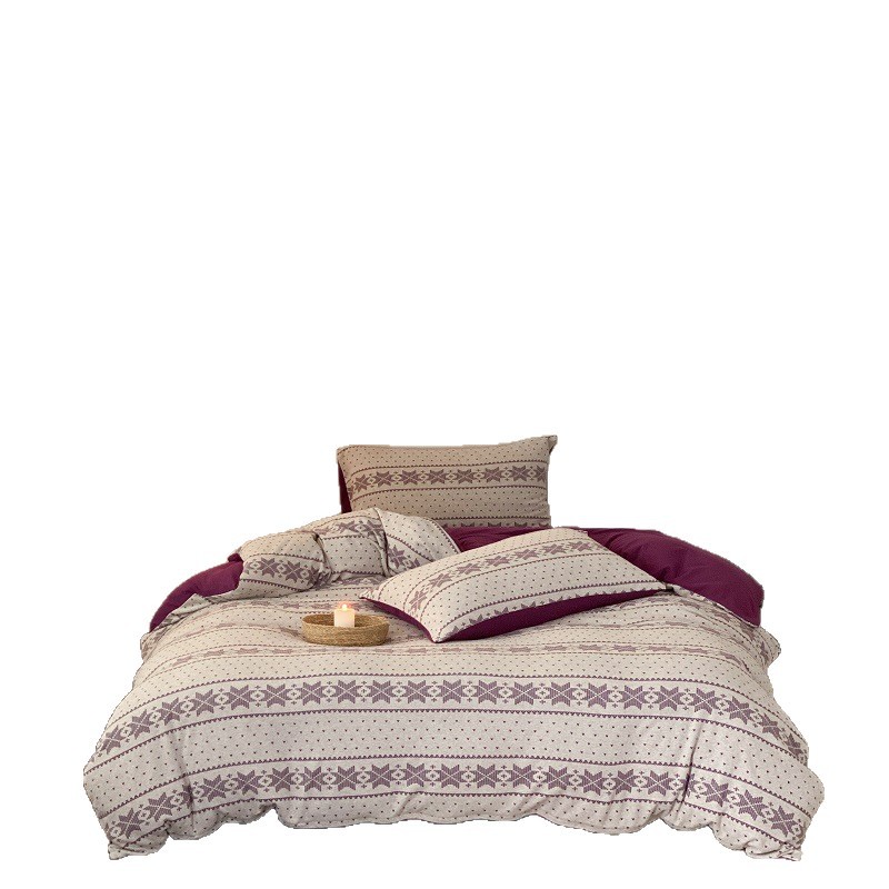 Set di biancheria da letto morbido jacquard in maglia, stile nordico francese minimalista retrò, classe A, per culla, con copripiumino di alta qualità realizzato in Tianzhu._voghion.com