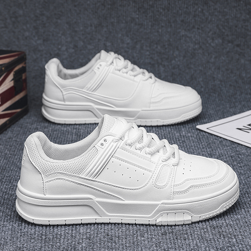 Zapatos de hombre de primavera 2026 nuevos zapatos de skate antideslizante de altura, zapatos deportivos juveniles de moda casuales
