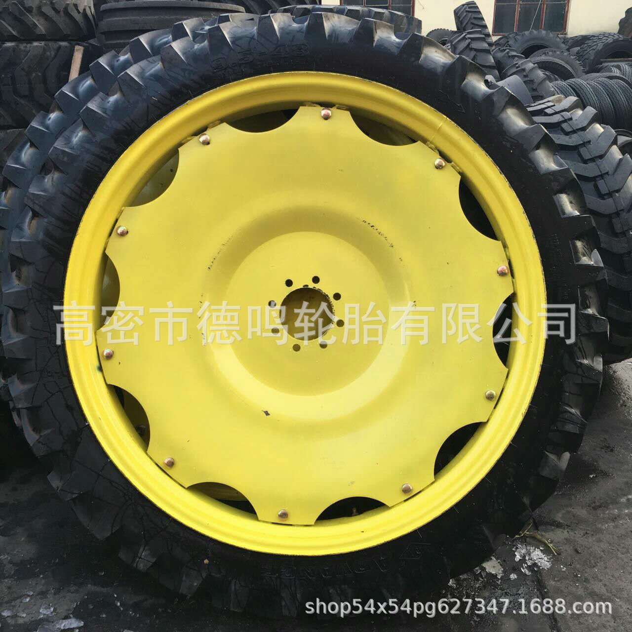 Neumático modificado del cultivador del neumático 9.5-48 del tractor con el anillo de acero 9.5-32