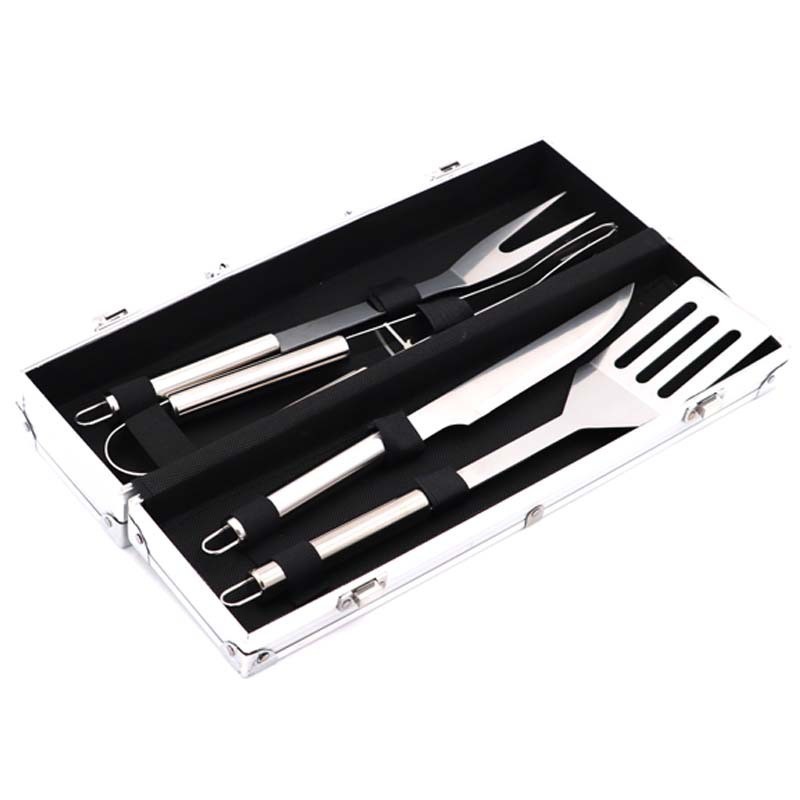 Juego de Herramientas para Barbacoa de Acero Inoxidable Multifuncional para Barbacoa al Aire Libre y Camping image 3