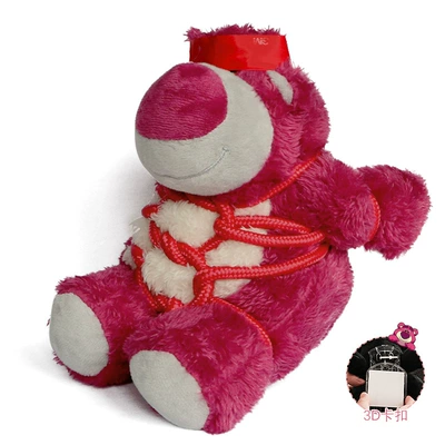 Car ornaments – Doll Car Supplies Car - trunk-large-hand-red-rope-3d-buckle-fixed