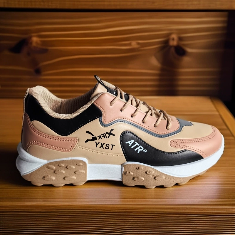 Внешняя торговля мужская обувь весенняя новая мужская спортивная обувь для бега черная дышащая дикие толстые подошвы повседневная обувь папы мужчины