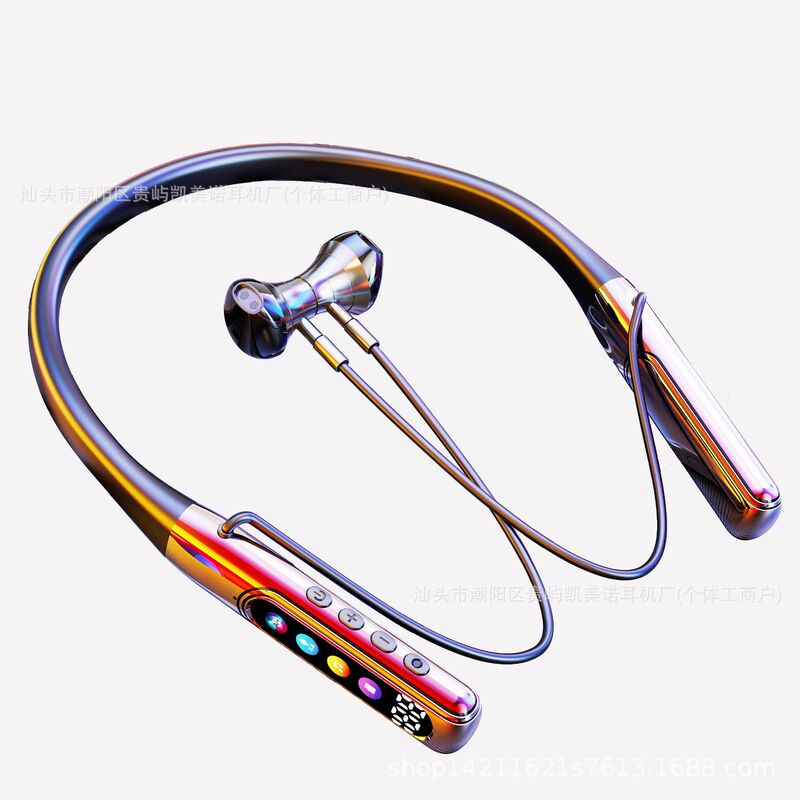 新しい Y69 Bluetooth ヘッドセット ワイヤレス スポーツ サブウーファー ノイズリダクション 超長バッテリー寿命 首掛けタイプ 電子商取引専用 Douyin|undefined