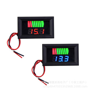 12V-72V Electric Vehicle Battery Battery Meter Display Dc Digital Display Lithium Battery Car Voltmeter
