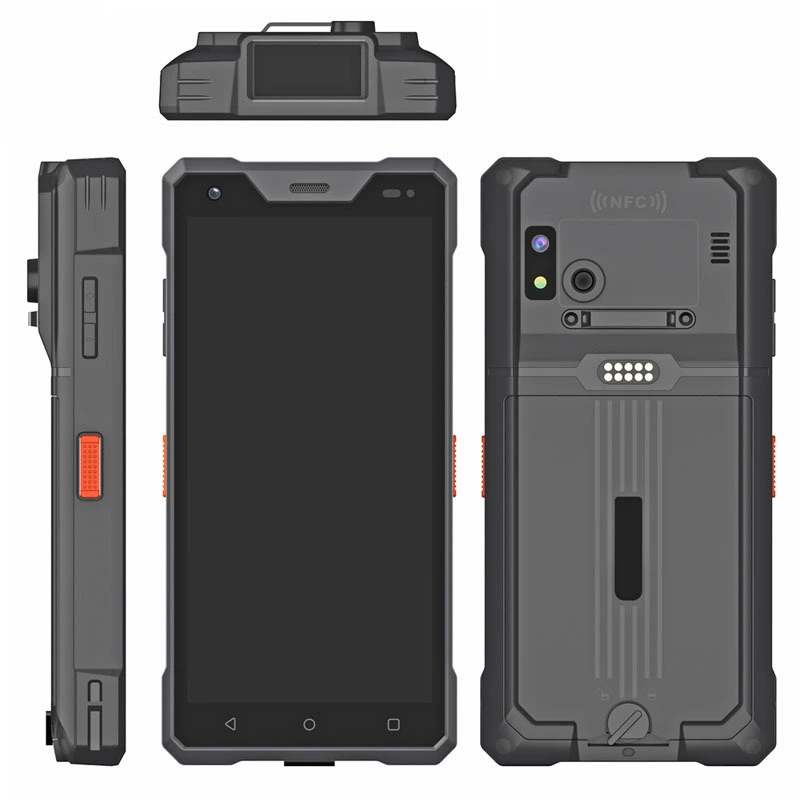 5,5-дюйма Android 12 портативный терминал поддерживает NFC отпечаток пальца 2D сканирование сбор данных склад запас машины