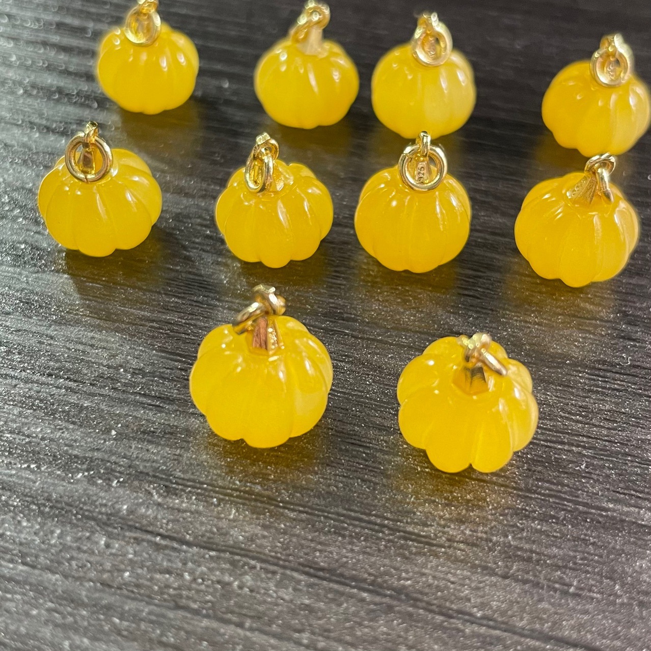 (2개) 호박 펜던트 노란색 CHALCEDONY 노란색 마노 푸가 호박 펜던트 목걸이 펜던트 작은 액세서리