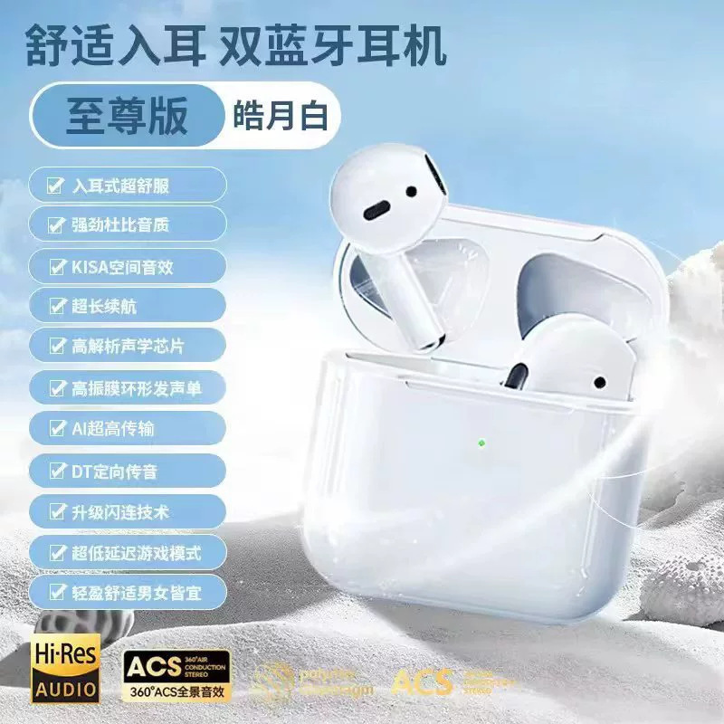 2025 新しい Huaqiangbei ワイヤレス Bluetooth イヤホン pro4 ノイズリダクション高品質クロスボーダー Apple Android Huawei に適しています|undefined