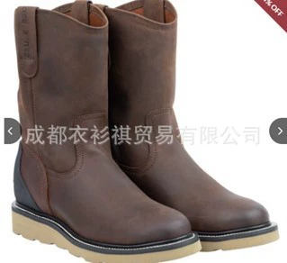 2021 Новые мужские повседневные Универсальные мужские ботинки до середины икры в стиле ретро на низком каблуке с квадратным носком, размер 38-48