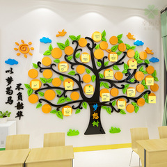 批發夢想樹牆貼畫班級勵志文化牆布置裝飾中小學教室心愿牆許願樹