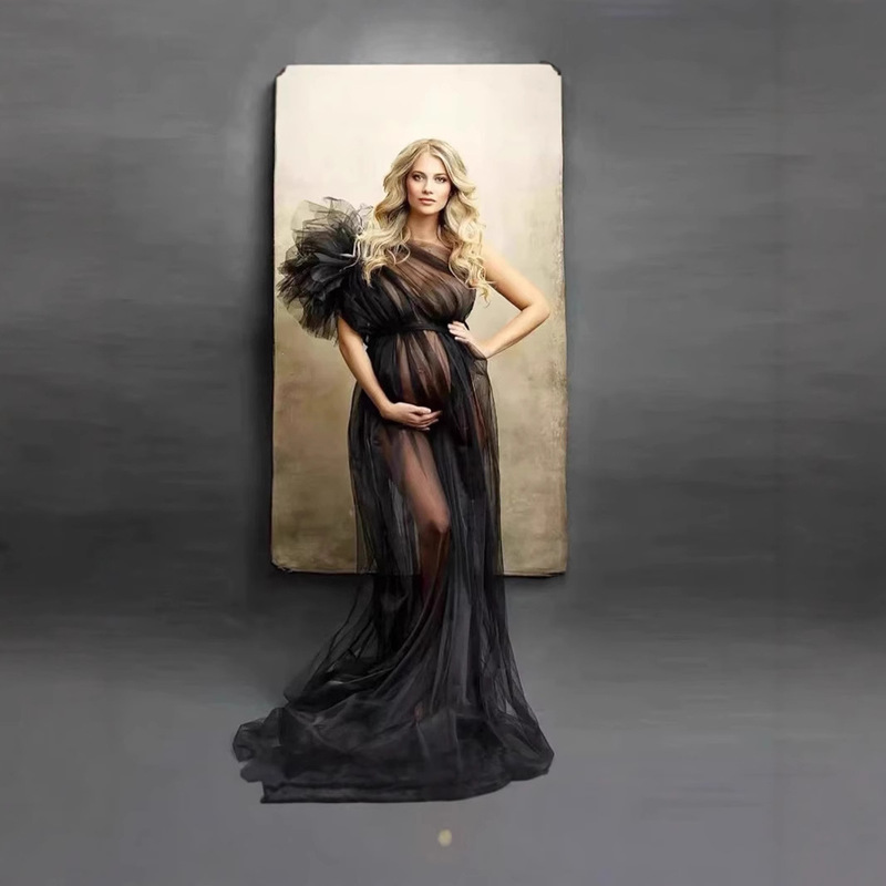 New Photo Photography Maternity Dress Mesh Flower Large Size Maternity Dress Mesh Skirt Fashion Wedding Photography New Photo Photography Maternity Dress Mesh Flower Large Size Maternity Dress Mesh Skirt Fashion Wedding Photography