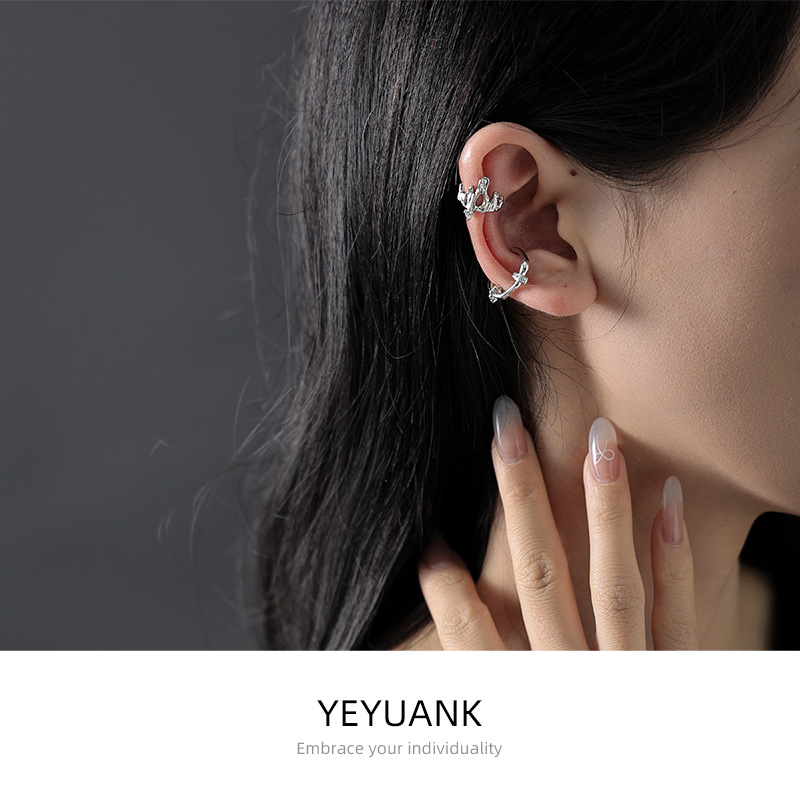 Boucles d'oreilles clips minimalistes pour oreilles non percées_voghion.com