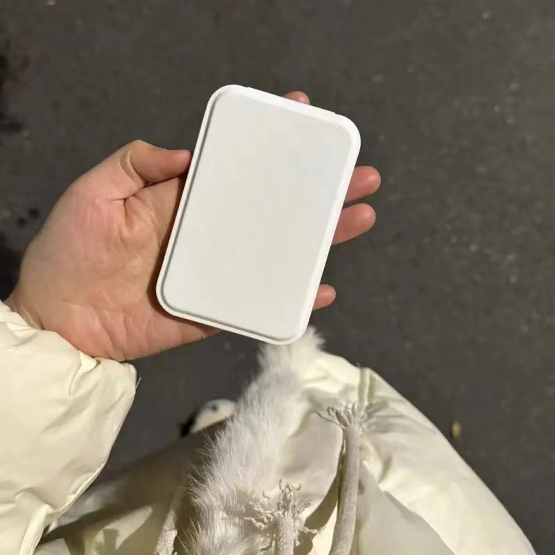 Espejo plegable espejo cosmético espejo de mano portátil vestidor espejo pequeño escritorio de dormitorio de estudiantes portátil femenino