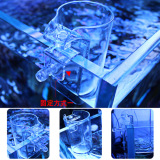 碧水风和 Аквариум, анти-рыбный корм, дрейфующий акриловый круг для кормления, акриловый стол для кормления двойного назначения, круг для кормления аквариума