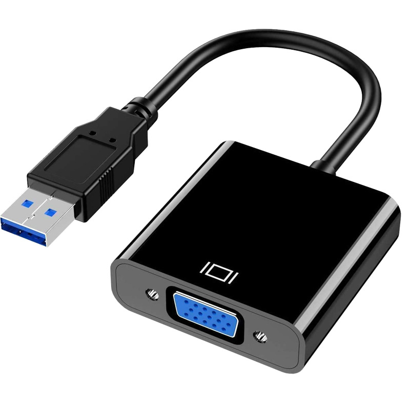 Transfronterizo USB3.0 al cable del adaptador de VGA unidad-libre 1080p usb3.0 a la computadora del VGA al cable del proyector