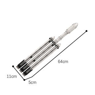 Moc-75766 Spa-C-Ex- F-Al-Con Heavy Saturn V Scale 1:110 664 Particle Count
