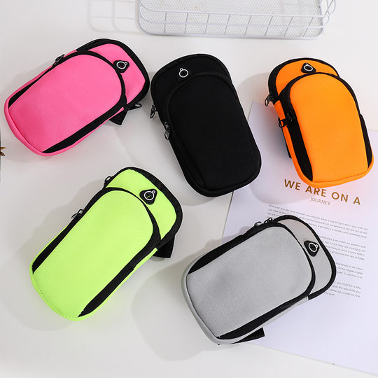 Sports mobile phone arm sleeve Huawei running mobile phone arm bag mobile phone bag female mobile phone bag universal Apple wrist bag fitness