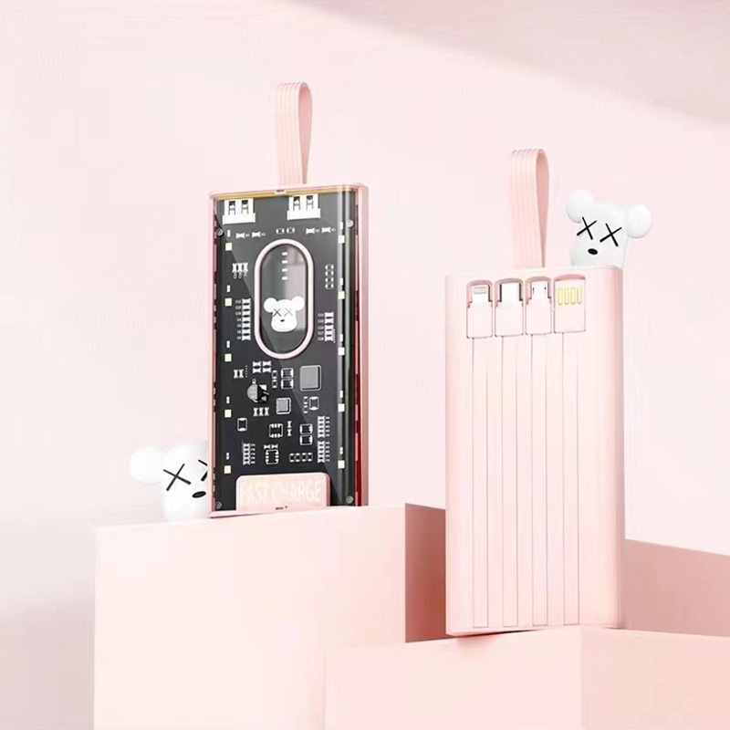 Mecha lámpara de viento con cable mini fuente de alimentación móvil al aire libre tesoro de carga de 20000 mAh gran capacidad en stock