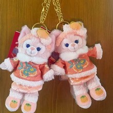 2025 新款新年版可爱玲娜贝儿新春贝儿挂件毛绒公仔礼物钥匙圈