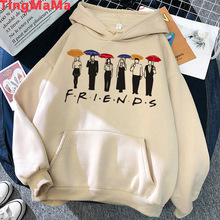 Friends hoodies male anime printed setwear Oversized male sw