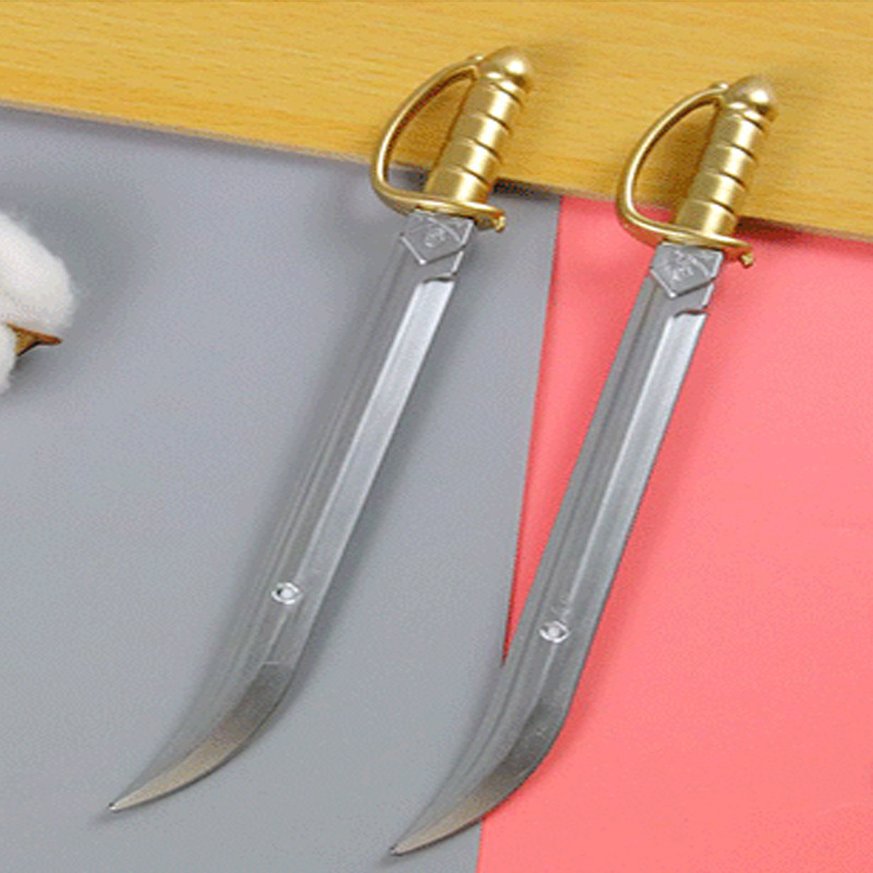 Pluma de góner en forma de arma Pluma de pistola Pluma de herramientas Papelería creativa Estudiante Anime Pluma de espada Pluma de escritura Pluma de escritura
