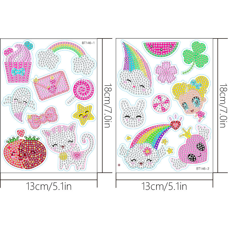 BT146 Dibujos Animados Gato Chica