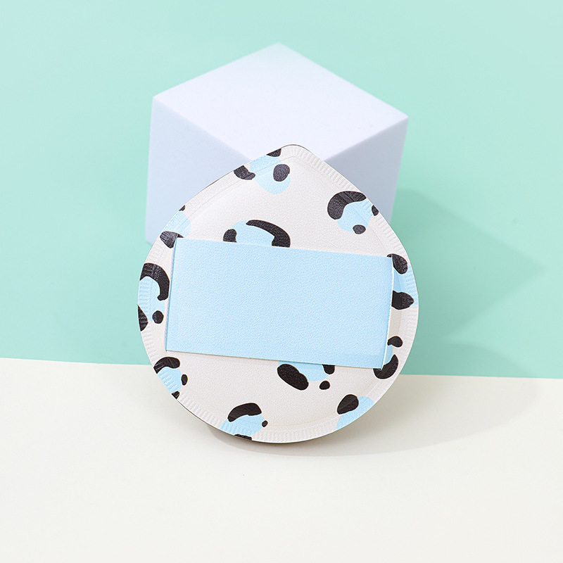 Fábrica personalizada de polvo de dedo de algodón no comer polvo espesar gota de maquillaje esponja almohadilla de aire polvo al por mayor